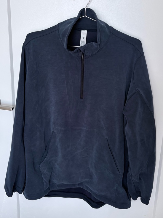 lululemon athletica Tops - NWOT Lululemon Softstreme Half-Zip Long oversized size large in true navy
